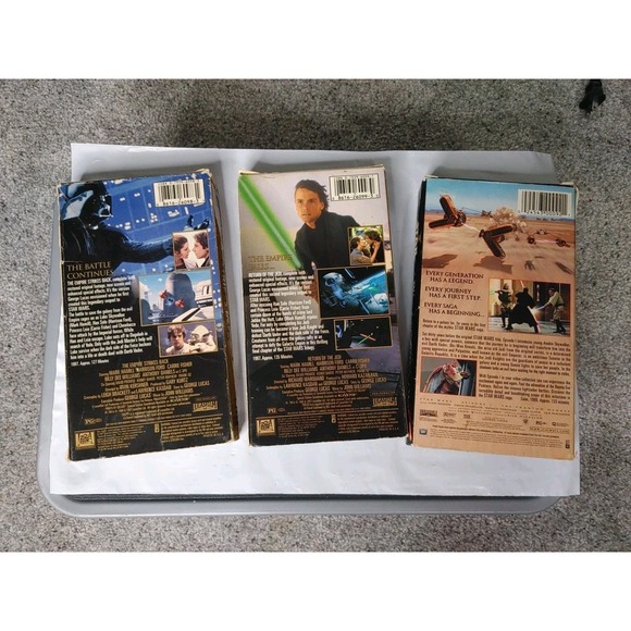 Star Wars VHS Special Edition Empire Strikes Back Return of The Jedi Phantom Men - Picture 2 of 6